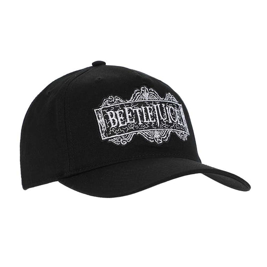 Beetlejuice - Logo Embroidered Pre-Curved Bill Snapback Hat