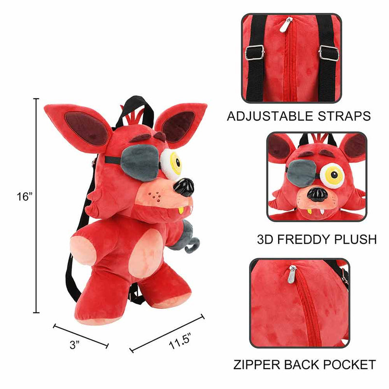 Chargez l&#39;image dans la visionneuse de la galerie, Five Nights at Freddy&#39;s - Foxy Plush Mini Backpack
