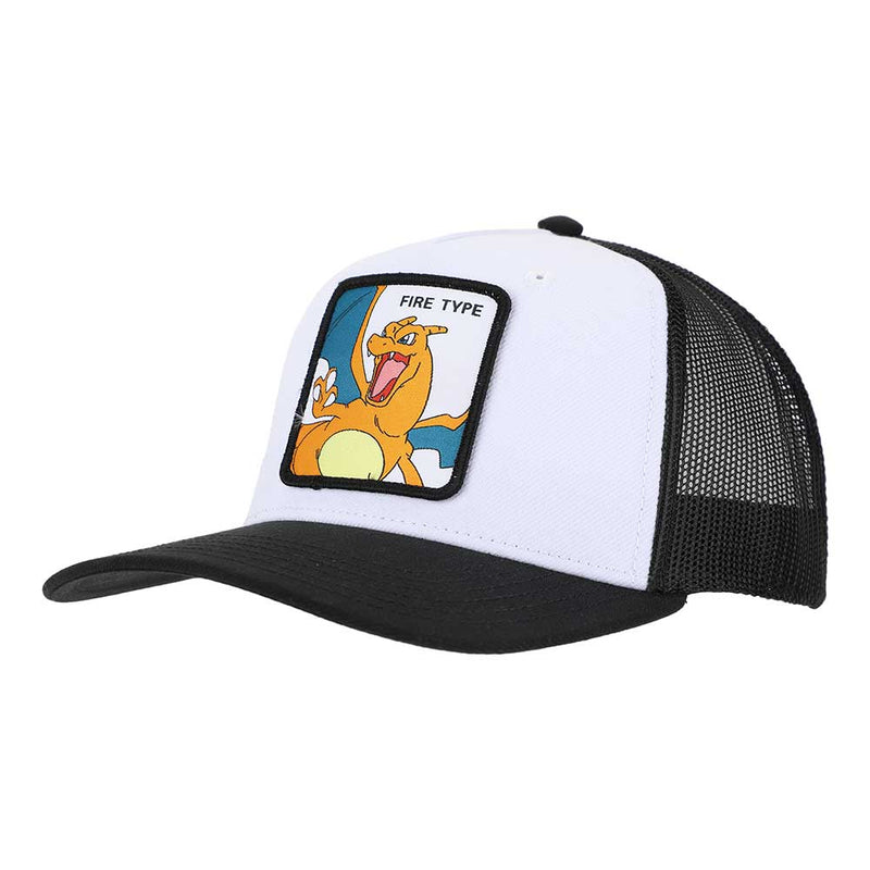 Load image into Gallery viewer, Pokemon - Charizard Fire Type Contrast Trucker Hat
