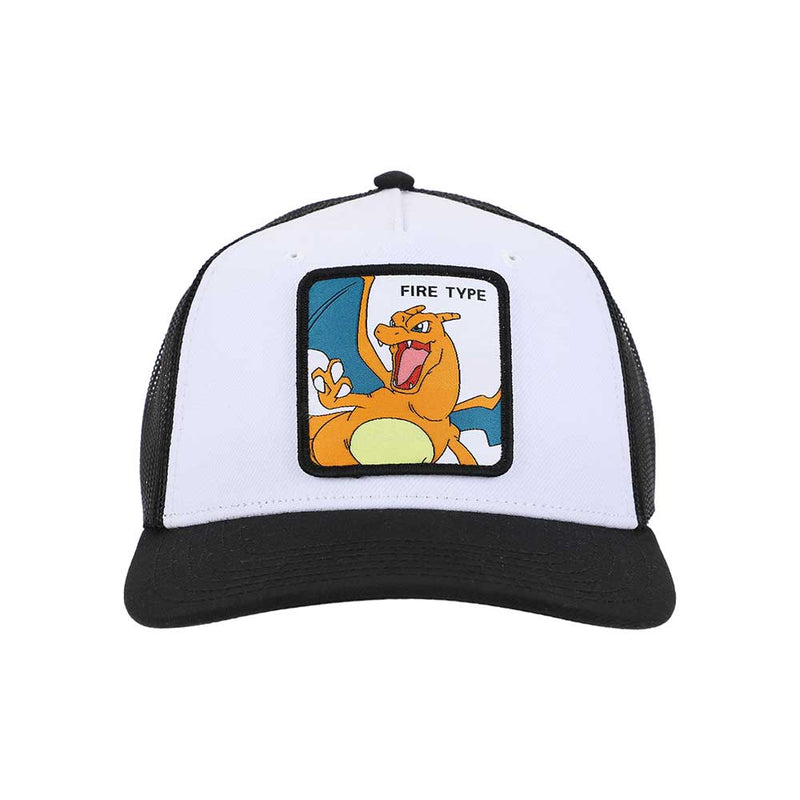 Load image into Gallery viewer, Pokemon - Charizard Fire Type Contrast Trucker Hat
