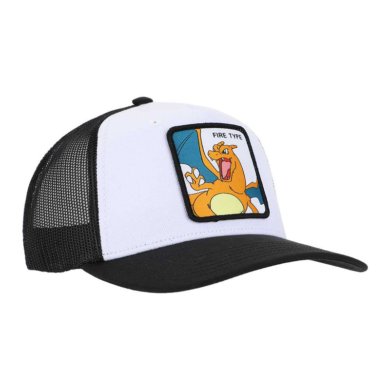 Load image into Gallery viewer, Pokemon - Charizard Fire Type Contrast Trucker Hat
