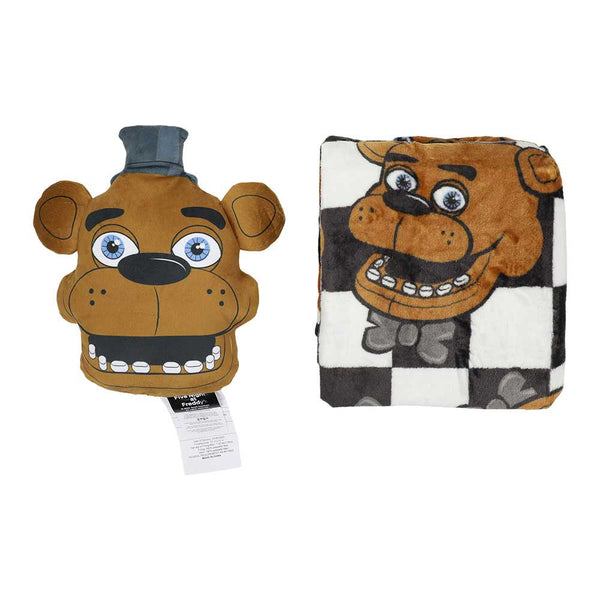 Five Nights at Freddy's - Shaped Pillow & Fleece Throw Blanket Set