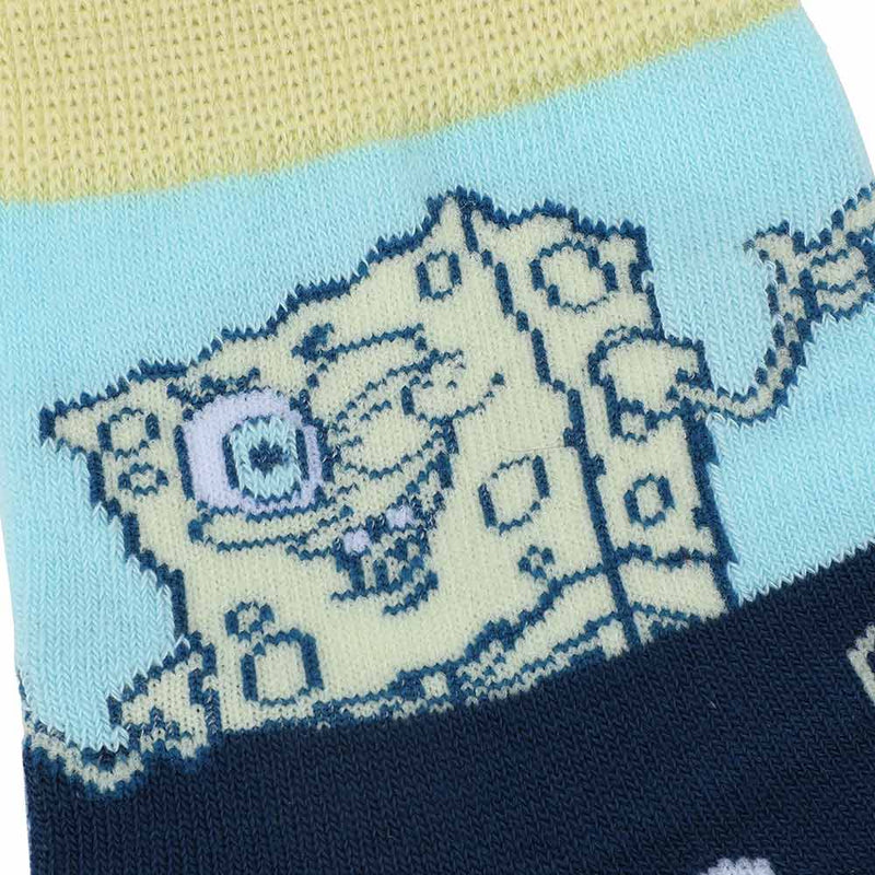 SpongeBob - SquarePants 2 Pair Quarter Crew Socks Popsicle Box Set