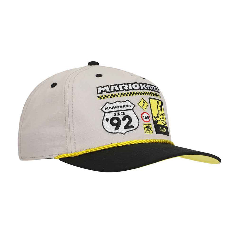 Super Mario Kart Vintage Rope Pre-Curved Bill Snapback