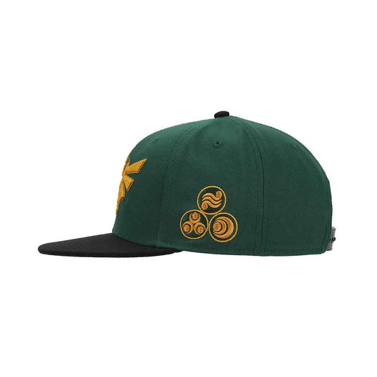 The Legend of Zelda - Hyrule Crest Embroidered Flat Bill Snapback Hat