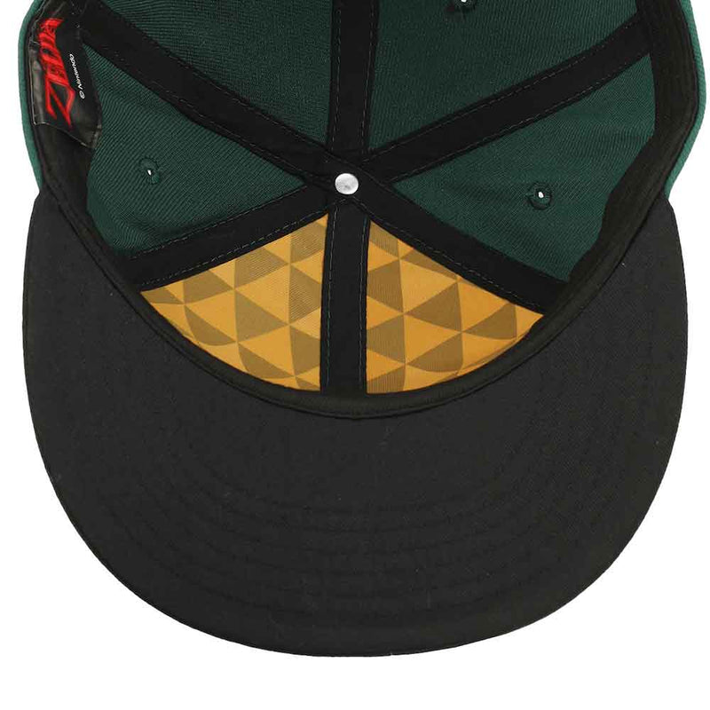 Chargez l&#39;image dans la visionneuse de la galerie, The Legend of Zelda - Hyrule Crest Embroidered Flat Bill Snapback Hat
