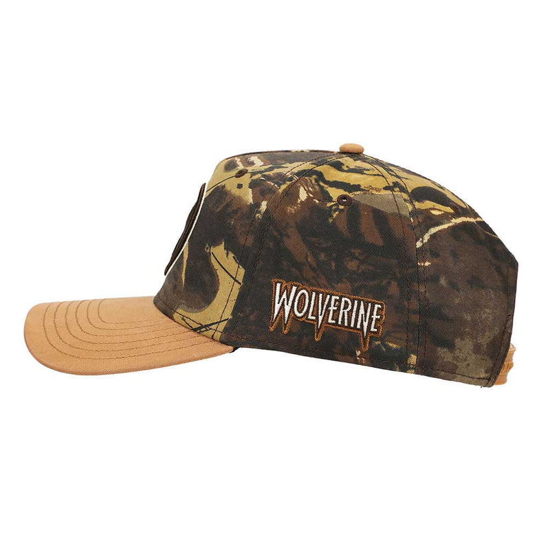 Chargez l&#39;image dans la visionneuse de la galerie, Marvel: X-Men Wolverine 3D Embroidered Curved Bill Snapback Hat
