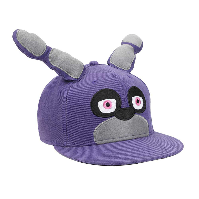 Chargez l&#39;image dans la visionneuse de la galerie, Five Nights at Freddy&#39;s - Bonnie 3D Cosplay Flat Bill Snapback Hat
