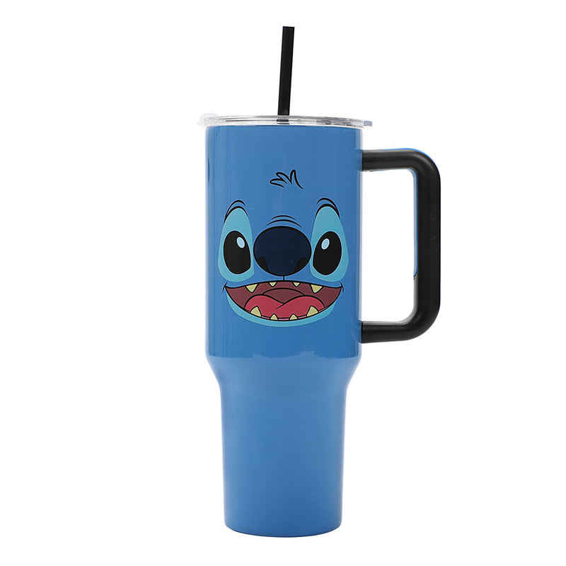 Chargez l&#39;image dans la visionneuse de la galerie, Disney: Lilo &amp; Stitch - Stitch Big Face 40 oz. Stainless Steel Tumbler
