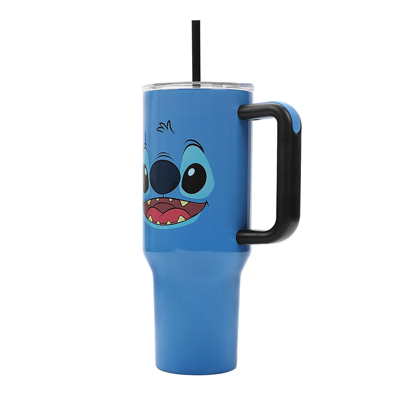 Chargez l&#39;image dans la visionneuse de la galerie, Disney: Lilo &amp; Stitch - Stitch Big Face 40 oz. Stainless Steel Tumbler
