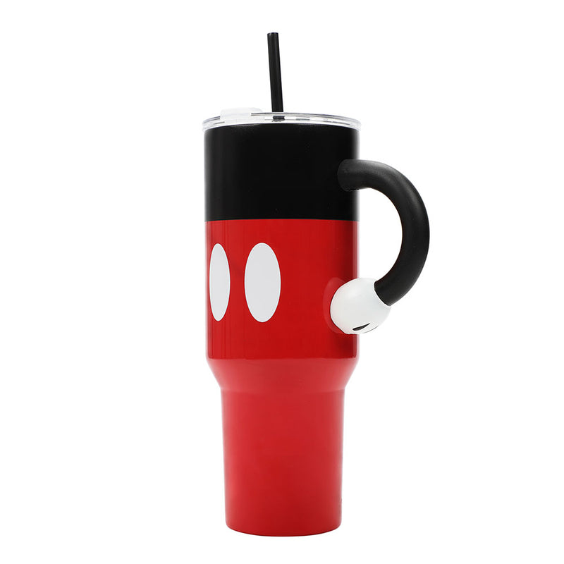 Cargue la imagen en el visor de la galería, Disney Minnie Mouse 40 oz. Sculpted Handle Stainless Steel Tumbler
