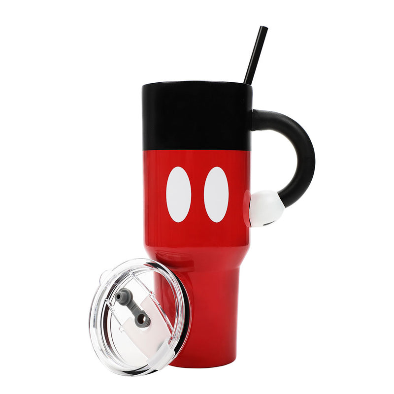 Cargue la imagen en el visor de la galería, Disney Minnie Mouse 40 oz. Sculpted Handle Stainless Steel Tumbler
