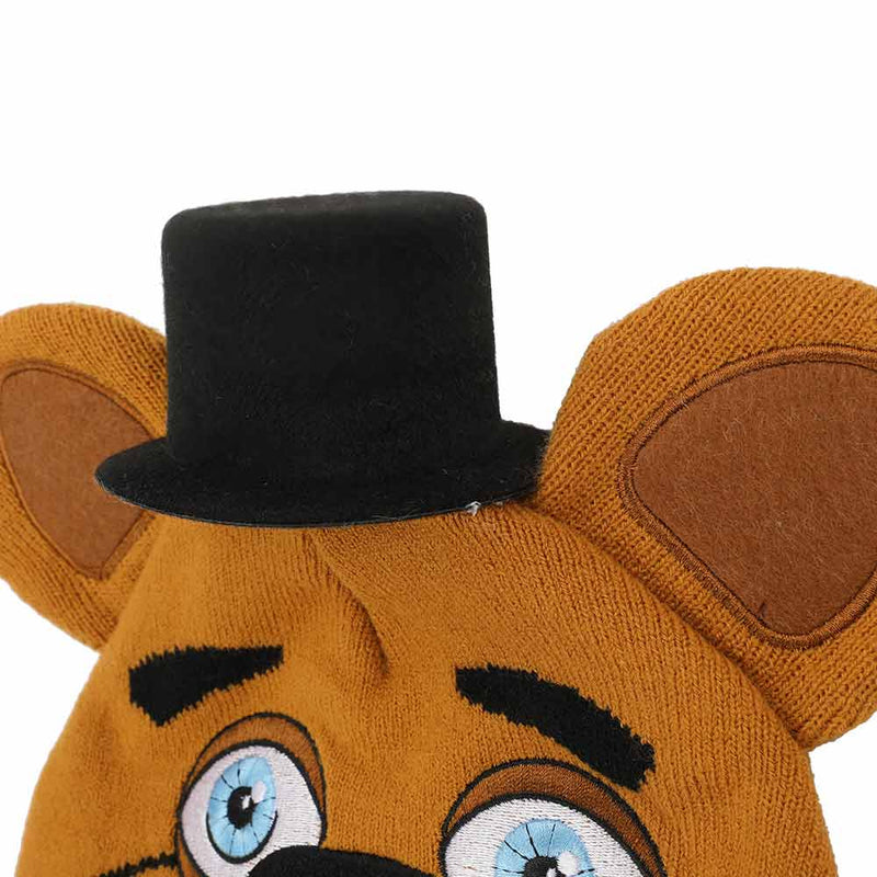 Chargez l&#39;image dans la visionneuse de la galerie, Five Nights at Freddy&#39;s - Fazbear 3D Cuff Beanie
