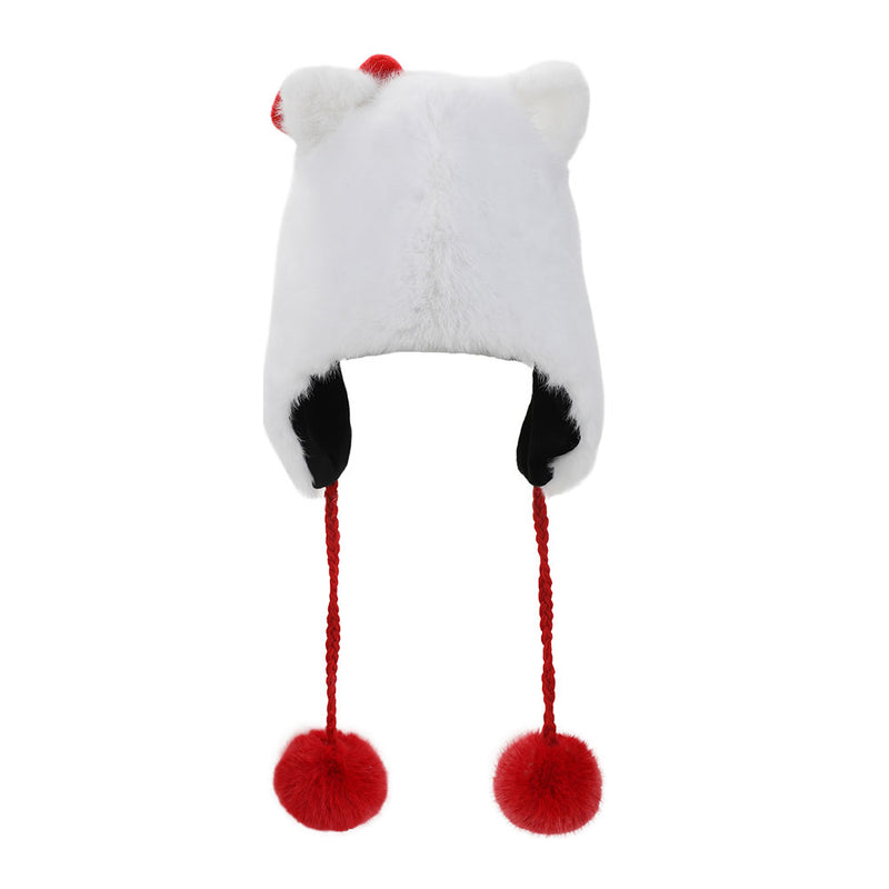 Hello Kitty - Faux Fur 3D Laplander Beanie