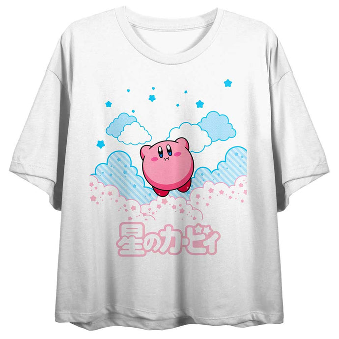 Kirby - Kirby Clouds Crop Tee T-Shirt