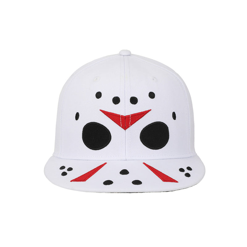 Cargue la imagen en el visor de la galería, Friday the 13th - Jason Big Face Flat Bill Snapback Hat
