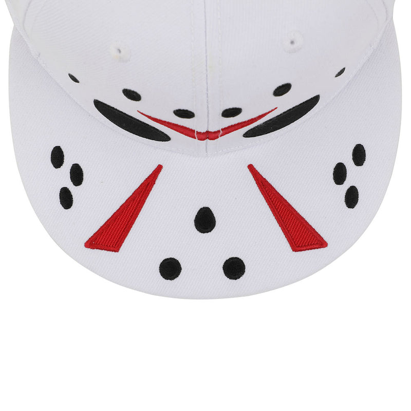 Cargue la imagen en el visor de la galería, Friday the 13th - Jason Big Face Flat Bill Snapback Hat
