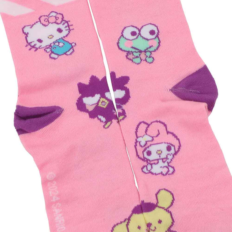 Chargez l&#39;image dans la visionneuse de la galerie, Hello Kitty &amp; Friends - Arcade Adult 3 Pair Quarter Crew Box Set Socks
