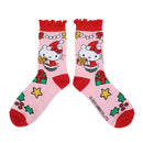 Hello Kitty - Christmas Junior's 3 Pair Crew Box Set Socks