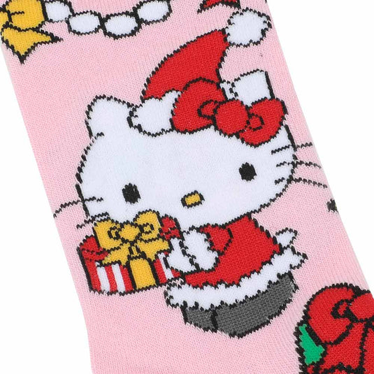 Hello Kitty - Christmas Junior's 3 Pair Crew Box Set Socks