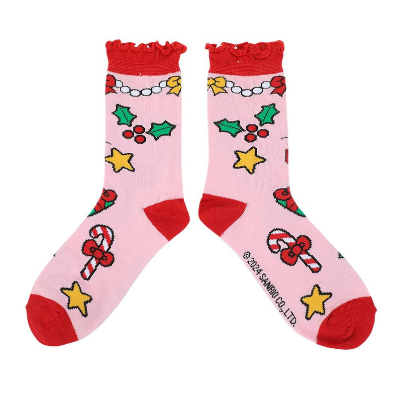 Cargue la imagen en el visor de la galería, Hello Kitty - Christmas Junior&#39;s 3 Pair Crew Box Set Socks
