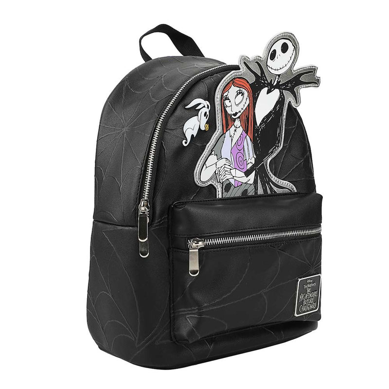 Chargez l&#39;image dans la visionneuse de la galerie, Disney: The Nightmare Before Christmas - Jack &amp; Sally Embossed Mini Backpack
