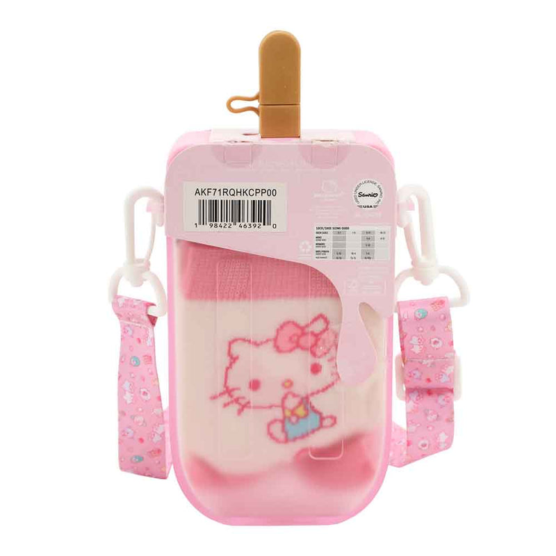 Chargez l&#39;image dans la visionneuse de la galerie, Sanrio Hello Kitty - 2 Pair Quarter Crew Socks Popsicle Box Set
