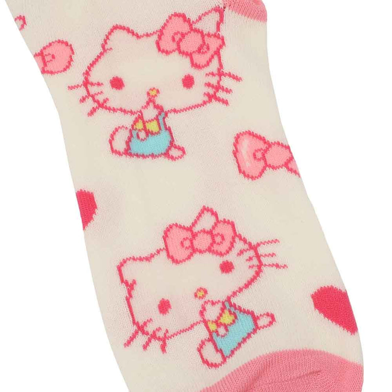 Sanrio Hello Kitty - 2 Pair Quarter Crew Socks Popsicle Box Set