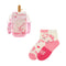 Sanrio Hello Kitty - 2 Pair Quarter Crew Socks Popsicle Box Set