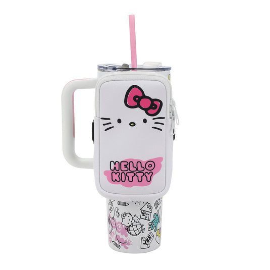 Sanrio - Hello Kitty Bag & 40 oz. Stainless Steel Tumbler Set