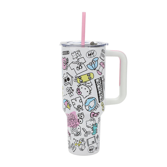 Sanrio - Hello Kitty Bag & 40 oz. Stainless Steel Tumbler Set