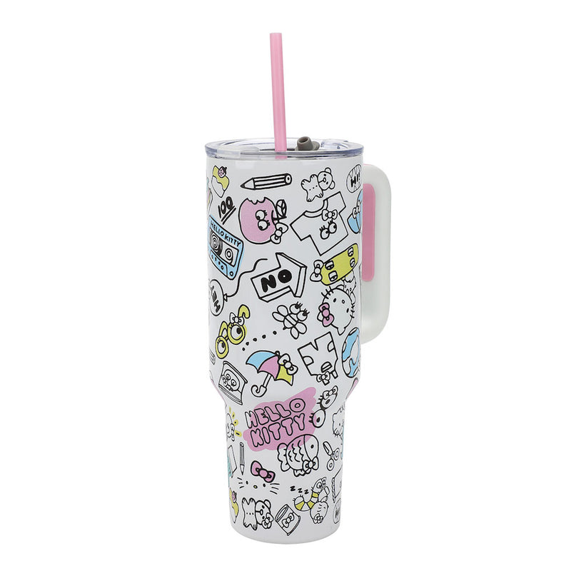 Cargue la imagen en el visor de la galería, Sanrio - Hello Kitty Bag &amp; 40 oz. Stainless Steel Tumbler Set
