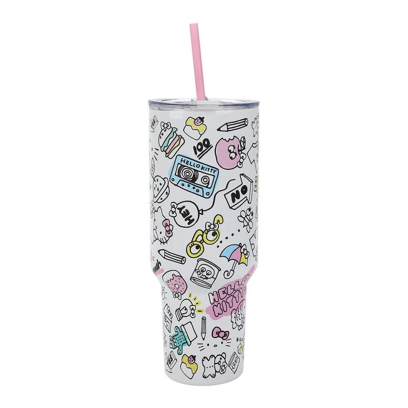 Cargue la imagen en el visor de la galería, Sanrio - Hello Kitty Bag &amp; 40 oz. Stainless Steel Tumbler Set
