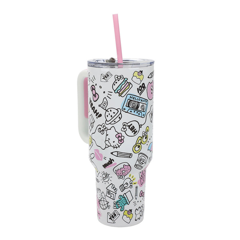 Cargue la imagen en el visor de la galería, Sanrio - Hello Kitty Bag &amp; 40 oz. Stainless Steel Tumbler Set
