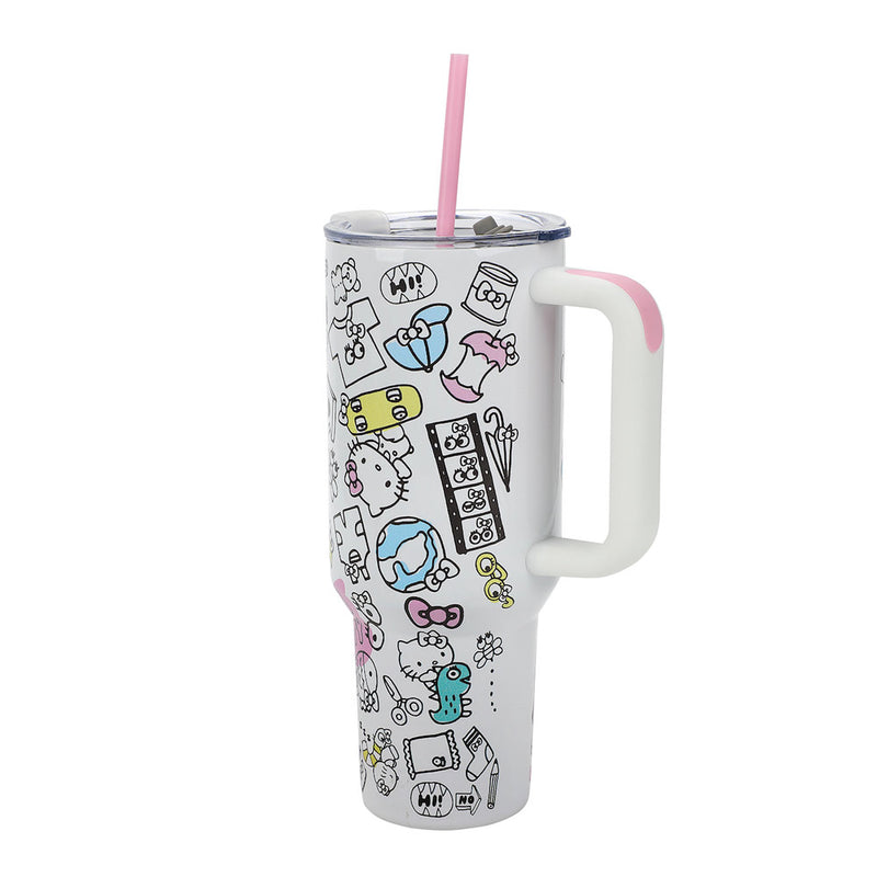 Cargue la imagen en el visor de la galería, Sanrio - Hello Kitty Bag &amp; 40 oz. Stainless Steel Tumbler Set
