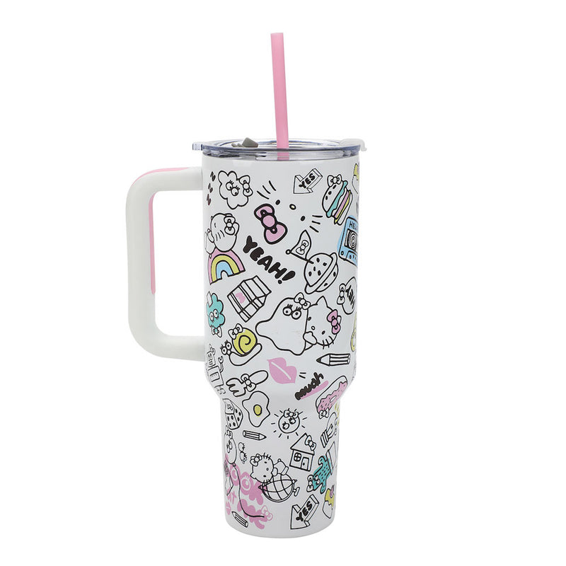 Cargue la imagen en el visor de la galería, Sanrio - Hello Kitty Bag &amp; 40 oz. Stainless Steel Tumbler Set
