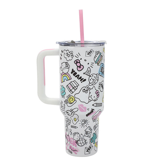 Sanrio - Hello Kitty Bag & 40 oz. Stainless Steel Tumbler Set