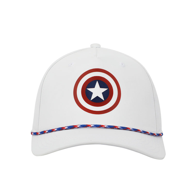 Cargue la imagen en el visor de la galería, Marvel Comics - Captain America Elite Flex Curved Bill Snapback Hat
