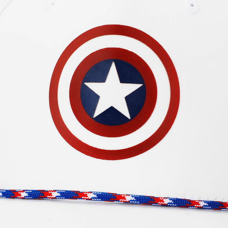 Cargue la imagen en el visor de la galería, Marvel Comics - Captain America Elite Flex Curved Bill Snapback Hat
