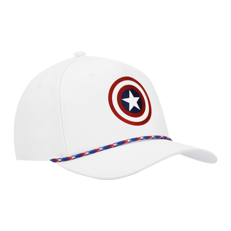 Cargue la imagen en el visor de la galería, Marvel Comics - Captain America Elite Flex Curved Bill Snapback Hat
