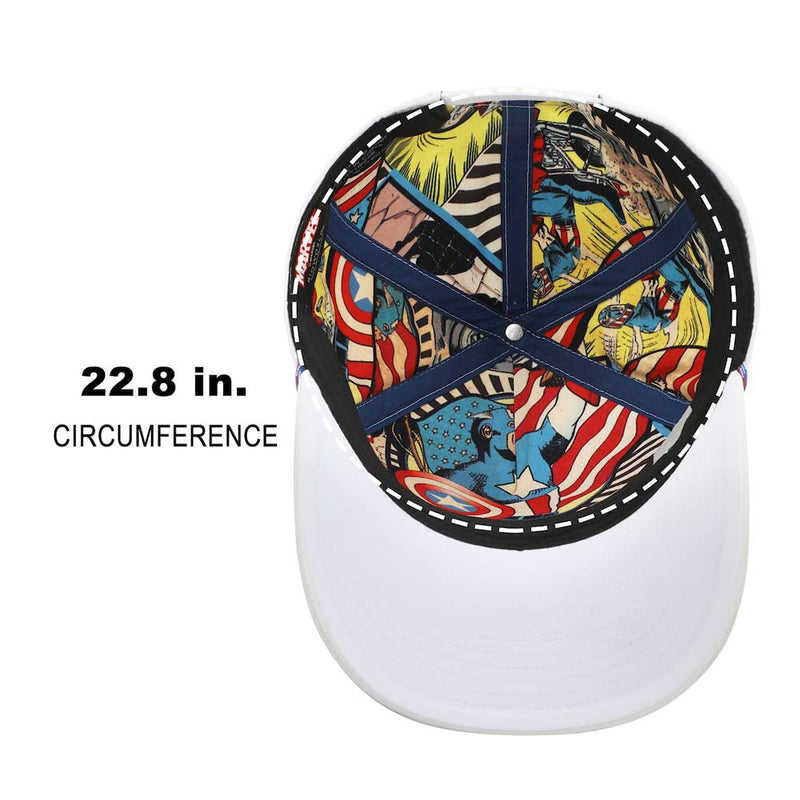 Cargue la imagen en el visor de la galería, Marvel Comics - Captain America Elite Flex Curved Bill Snapback Hat
