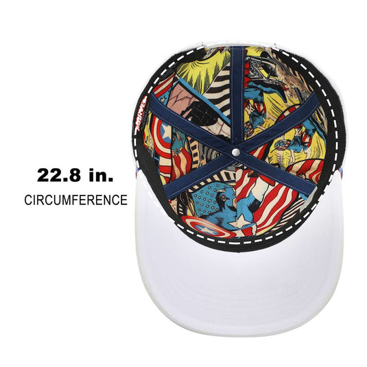 Marvel Comics - Captain America Elite Flex Curved Bill Snapback Hat