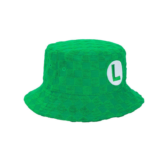 Super Mario - Luigi Terry Cloth Bucket Hat