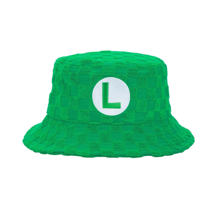 Super Mario - Luigi Terry Cloth Bucket Hat