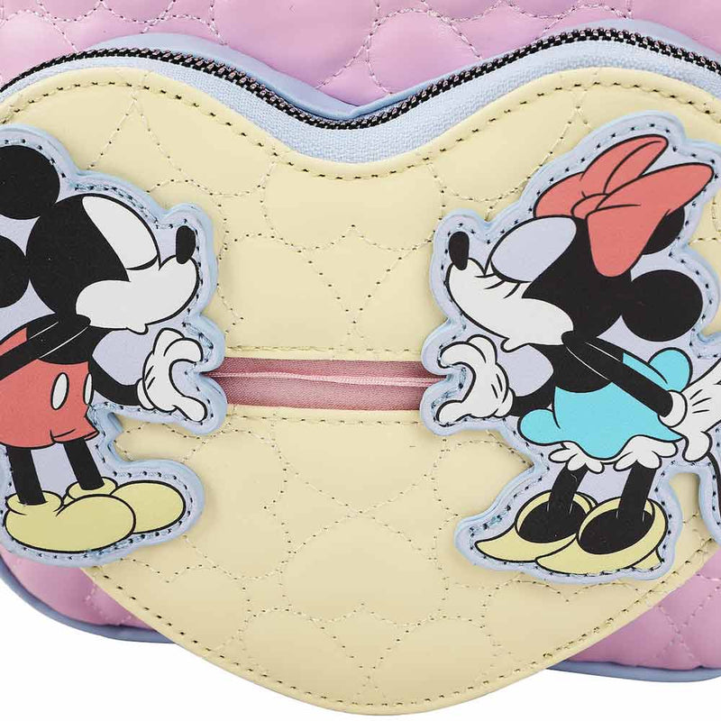 Cargue la imagen en el visor de la galería, Disney: Mickey &amp; Minnie - Interactive Quilted Mini Backpack
