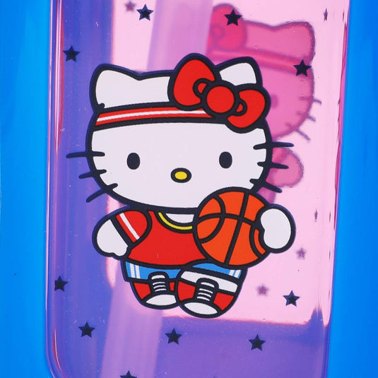 Sanrio Hello Kitty - Hoops 24 oz. Square Plastic Water Bottle