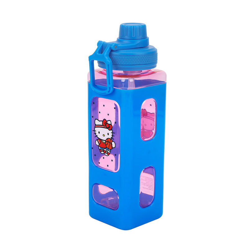 Cargue la imagen en el visor de la galería, Sanrio Hello Kitty - Hoops 24 oz. Square Plastic Water Bottle
