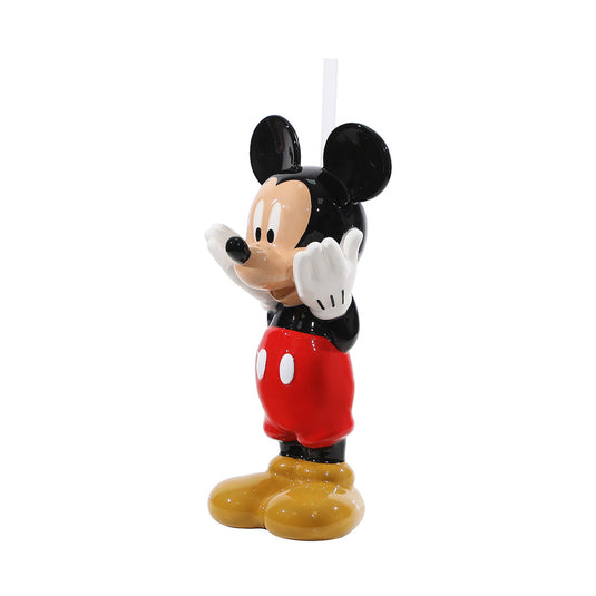 Disney Mickey Mouse - 6 oz. Sculpted Ceramic Cup With Straw