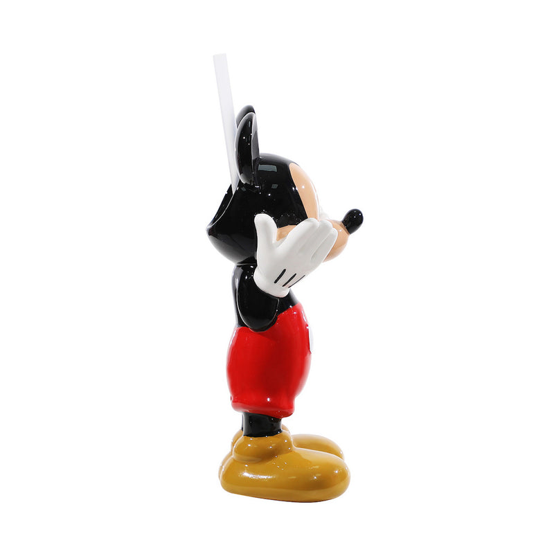 Load image into Gallery viewer, Disney Mickey Mouse - 6 oz. Sculpted Ceramic Cup With Straw
