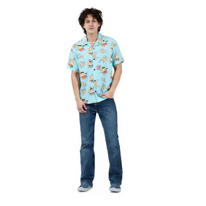 Spongebob - Squarepants Woven Button Up Shirt